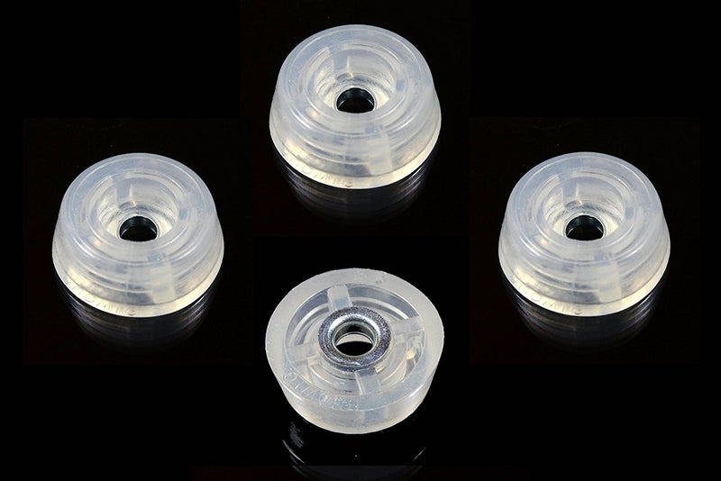 Linear Motion Labs 50 Small Clear Round Rubber Feet -.250 H X .671 D - Made in USA - Food Safe Cutting Boards Electronics Crafts # - Image 2